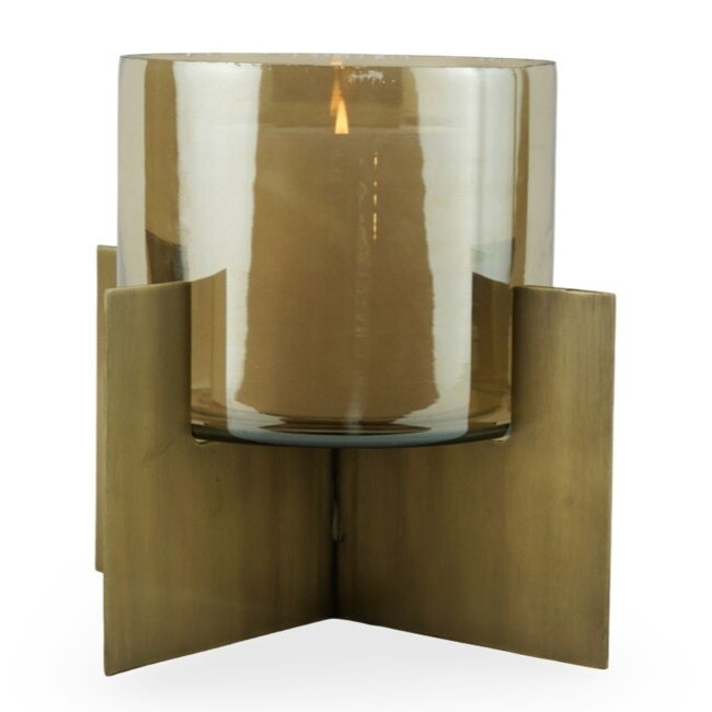 Richmond Interiors  Windlicht Resa goud klein