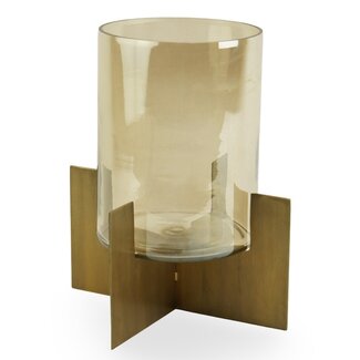 Richmond Interiors  Windlicht Resa goud groot