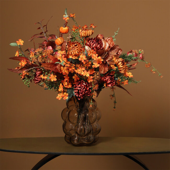 Countryfield Kunstbloem Amaryllis bruin