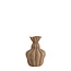 Light en Living Vaas deco Ø17x26 cm SILVIO keramiek mat bruin