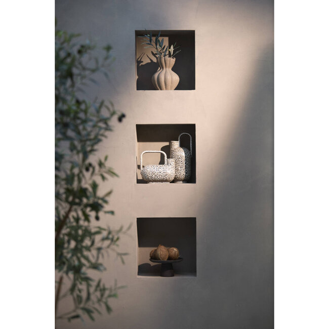 Light en Living Vaas deco Ø20,5x24,5 cm SILLIAN keramiek mat bruin