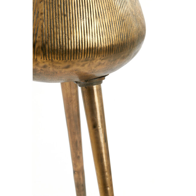 Light en Living Pot op voet deco Ø75x149 cm MARIELLE goud