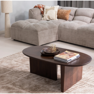 Woood Lovi vloerkleed polyester/katoen taupe 170x240cm Woood Lovi vloerkleed polyester/katoen taupe 170x240cm
