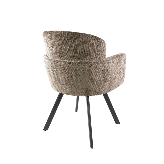 WoonStijl Armstoel Embrace draaibaar - Hoven champagne