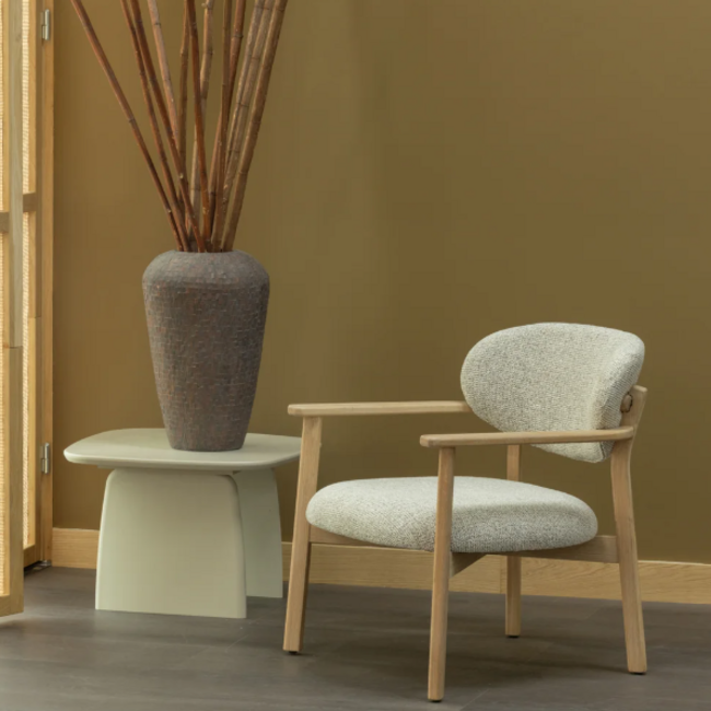 Woood Tablo Salontafel 60 Cm Eiken Dakargrau [fsc]