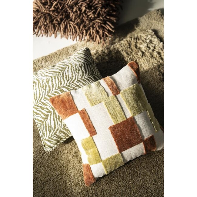 By Boo Kussen Tigra 45x45 cm - groen