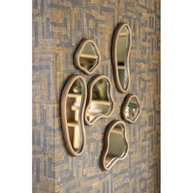 By Boo Spiegel Akiro - set van 3 spiegels