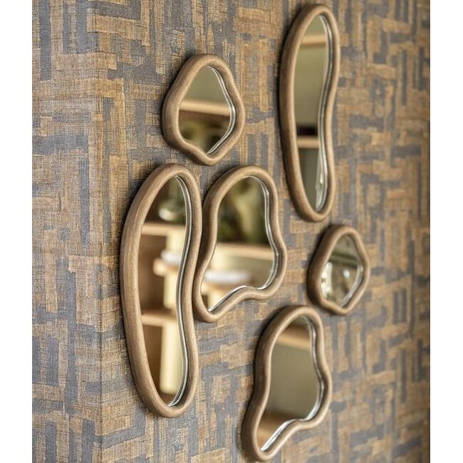 By Boo Spiegel Akiro - set van 3 spiegels