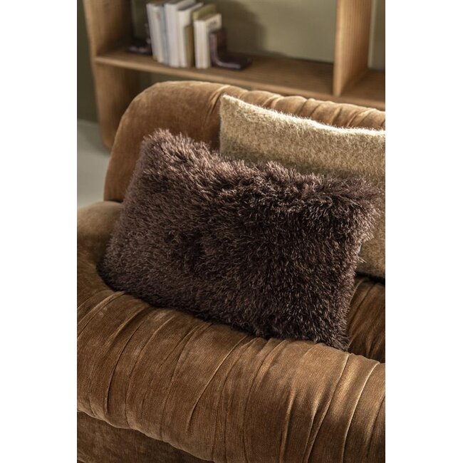 By Boo Kussen Doodly 40x60 cm - dark bruin