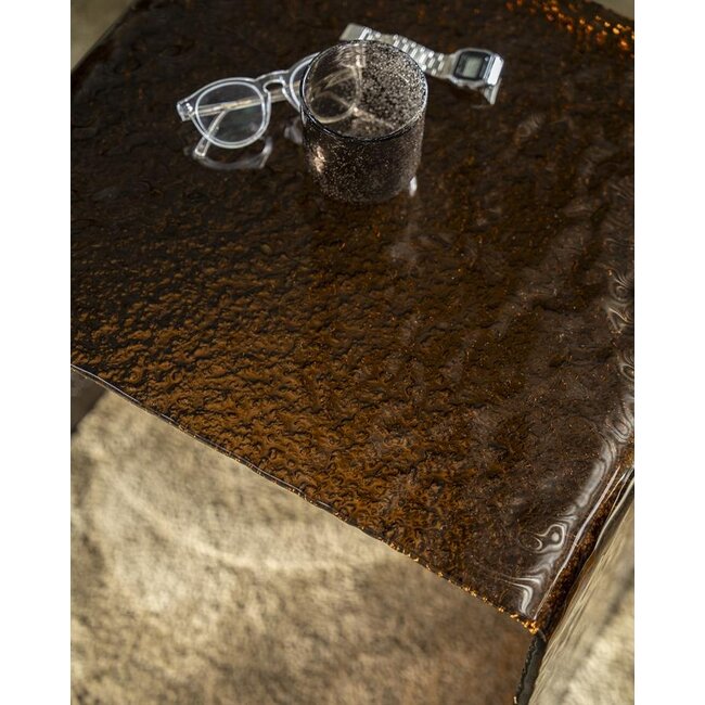 By Boo Bijzettafel Ripple glas