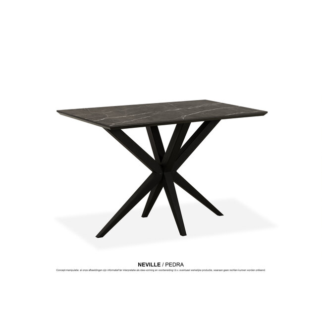 WoonMax Bartafel Neville Rechthoekig  - Diverse maten en kleuren