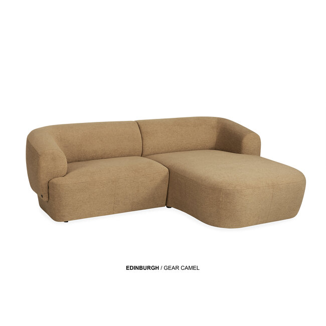 WoonMax Bank Edinburgh - 2 zits met arm links - chaise longue breed