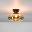 WoonStijl Plafondlamp Soll Amber glas