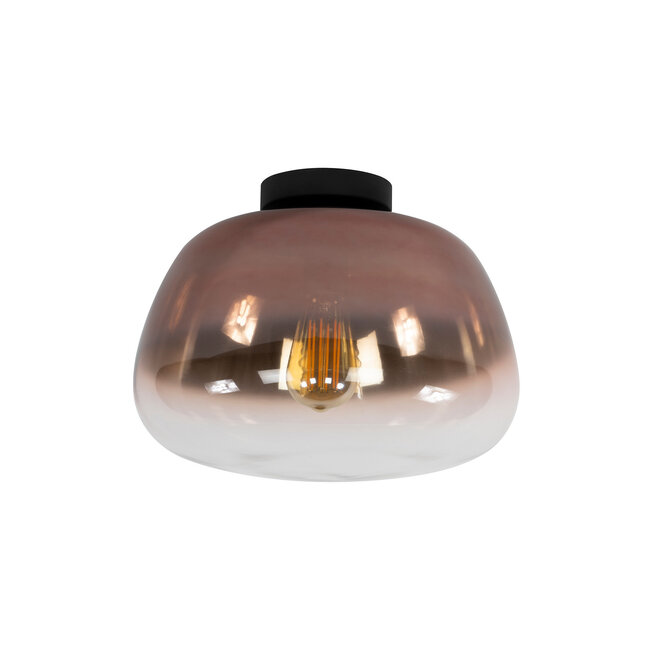 WoonStijl Plafondlamp Pulse Shaded Koper glas