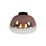 WoonStijl Plafondlamp Pulse Shaded Koper glas
