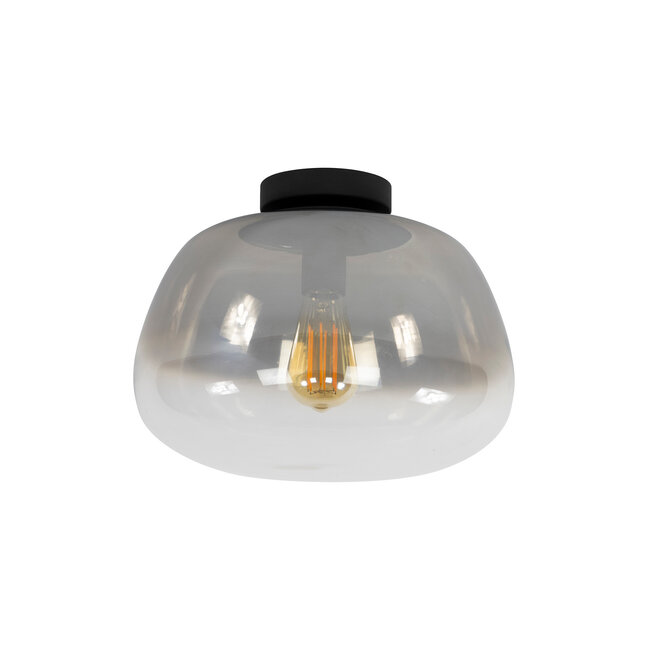 WoonStijl Plafondlamp Pulse Shaded Smoke grey glas