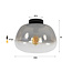 WoonStijl Plafondlamp Pulse Shaded Smoke grey glas