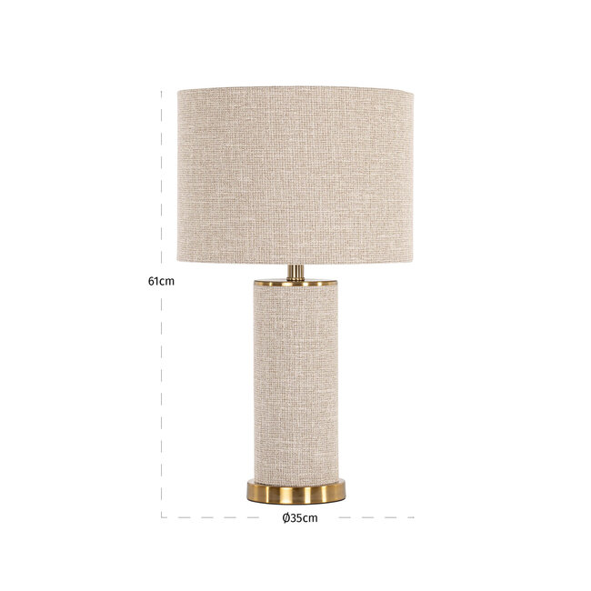Richmond Interiors  Tafellamp Joline Beige