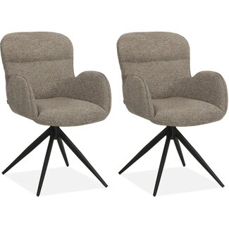 WoonMax Eettafelstoel Argentina met armleuning Sneak - Diverse kleuren WoonMax Eettafelstoel Argentina met armleuning Sneak - Diverse kleuren