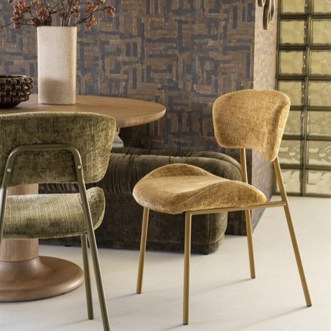 By Boo Eettafelstoel Dare - mosterd