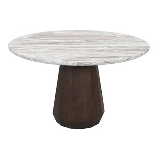 Richmond Interiors  Eettafel Oberoy Blush beige 130Ø