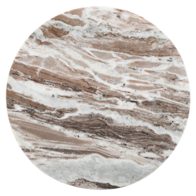 Richmond Interiors  Bijzettafel Oberoy Blush beige 45Ø