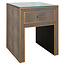 Richmond Interiors  Nachtkastje Bloomville brown incl. glass top