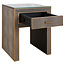 Richmond Interiors  Nachtkastje Bloomville brown incl. glass top