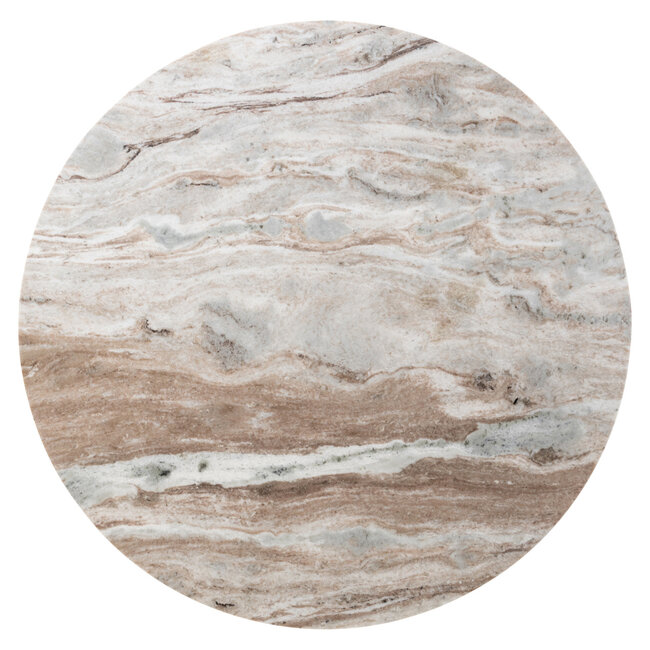 Richmond Interiors  Eettafel Nyon Blush beige 120Ø