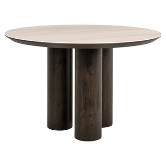 Richmond Interiors  Eettafel Ritz brown 120Ø