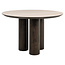 Richmond Interiors  Eettafel Ritz Brown Ø120 | Richmond Interiors | Travertin & Eikenfineer | De Woon Winkel