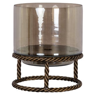 Richmond Interiors  Windlicht Ropia goud klein