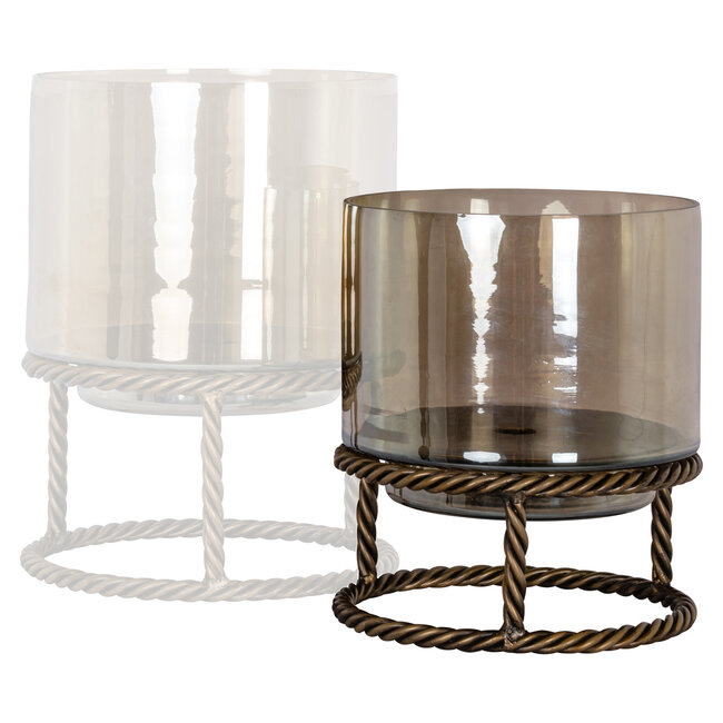 Richmond Interiors  Windlicht Ropia goud klein