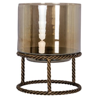 Richmond Interiors  Windlicht Ropia goud groot