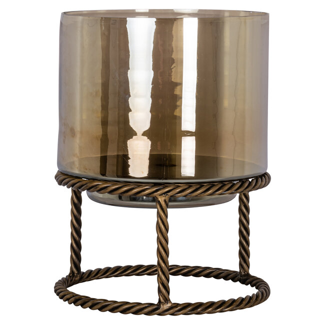 Richmond Interiors  Windlicht Ropia goud groot