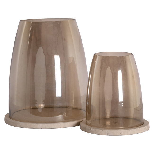 Richmond Interiors  Windlicht Alusia sand small