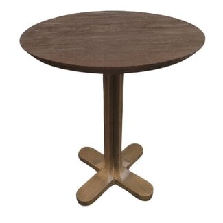 Richmond Interiors  Bistrotafel Revelin donker bruin 75Ø