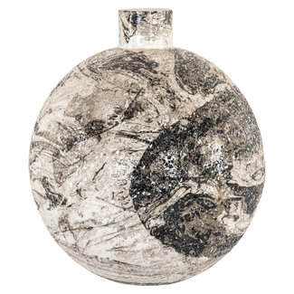 Richmond Interiors  Vaas Delisha zwart/wit