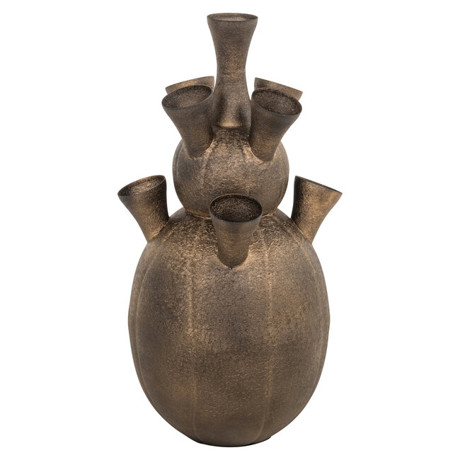 Richmond Interiors  Vaas Maleen brass antique