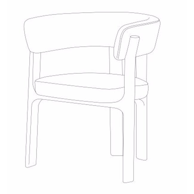 Richmond Interiors  Eetkamerstoel Contigo natural geo