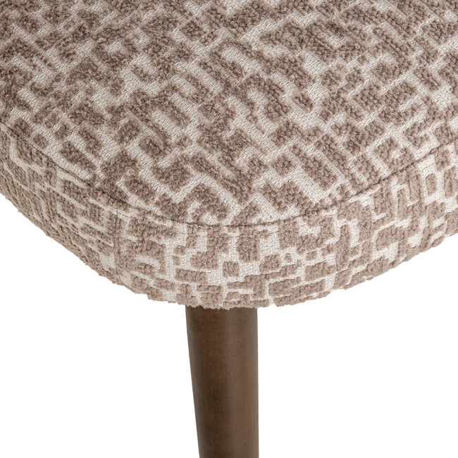 Richmond Interiors  Eetkamerstoel Basker natural geo (Set of 2)