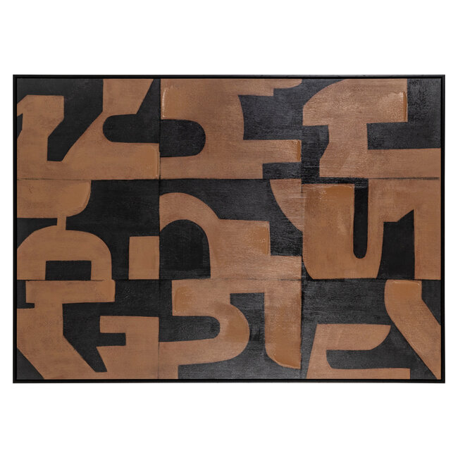 Richmond Interiors  Wall art Cascade brown