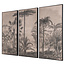 Richmond Interiors  Wall art Rhapsody brown (Set van 3)