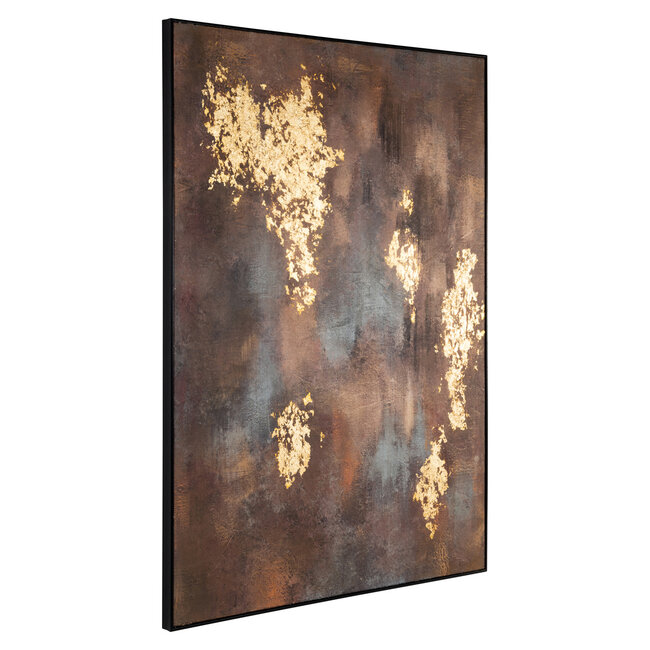 Richmond Interiors  Wall art Golden gleam gold