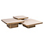 Richmond Interiors  Salontafel Cumulus beige (Set van 3)