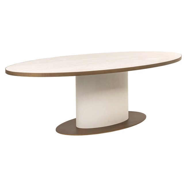 Richmond Interiors  Eettafel Tivoli white oval 230