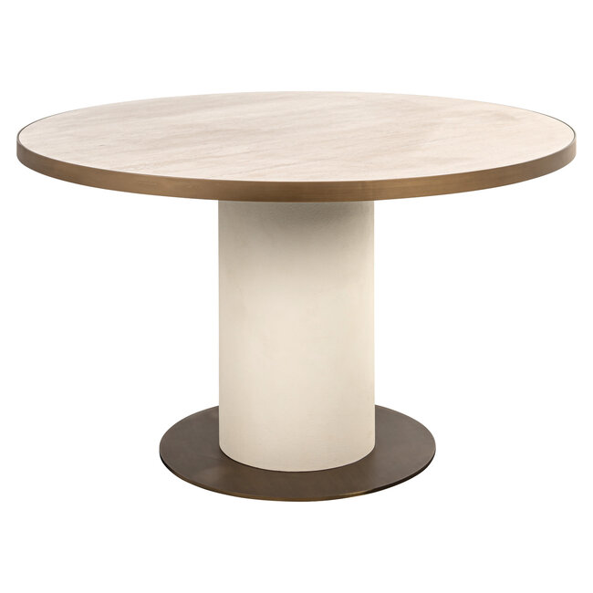 Richmond Interiors  Eettafel Tivoli white 130Ø