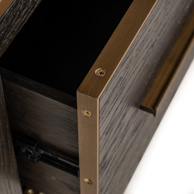 Richmond Interiors  Wandkast Carter brown small 2-drawers