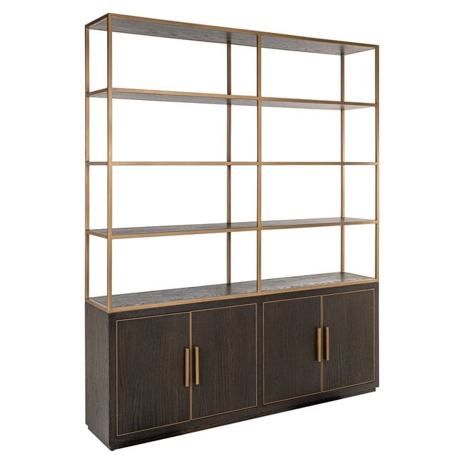 Richmond Interiors  Wandkast Carter brown large 4-doors