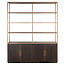 Richmond Interiors  Wandkast Carter brown large 4-doors